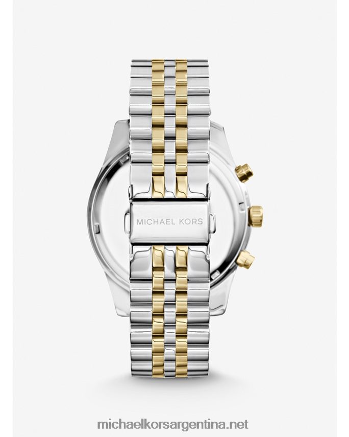 mujer Dos tonos reloj lexington de gran tamaño Michael Kors T46HB02413