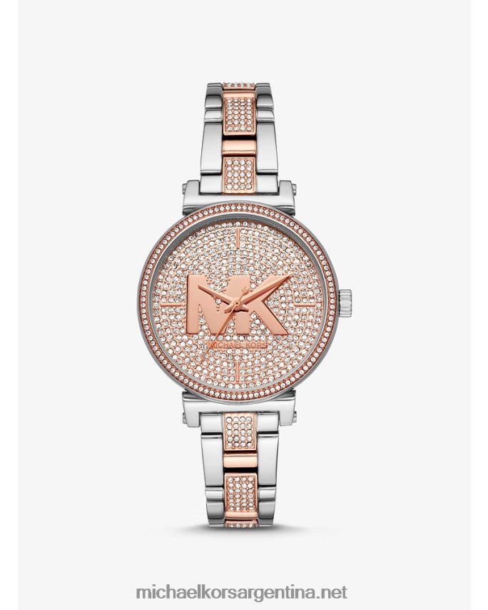 mujer Dos tonos reloj sofie pavelogo Michael Kors T46HB02377
