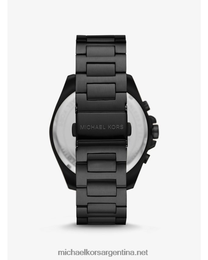 mujer negro reloj brecken de gran tamaño Michael Kors T46HB02424