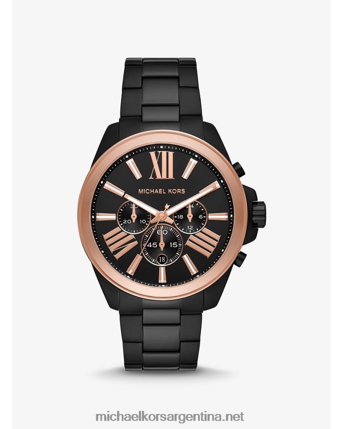 mujer negro reloj wren extragrande Michael Kors T46HB02433