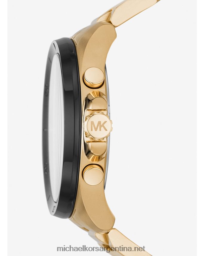 mujer oro reloj brecken de gran tamaño Michael Kors T46HB02422