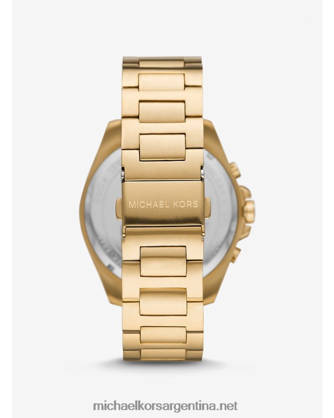 mujer oro reloj brecken de gran tamaño Michael Kors T46HB02422