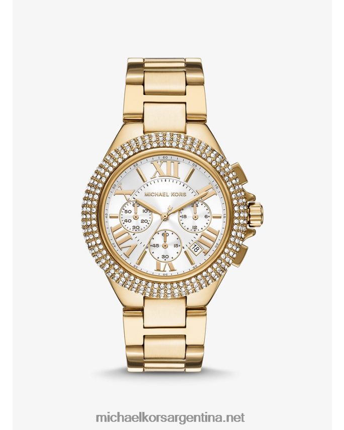 mujer oro reloj camille pave oversize Michael Kors T46HB02392