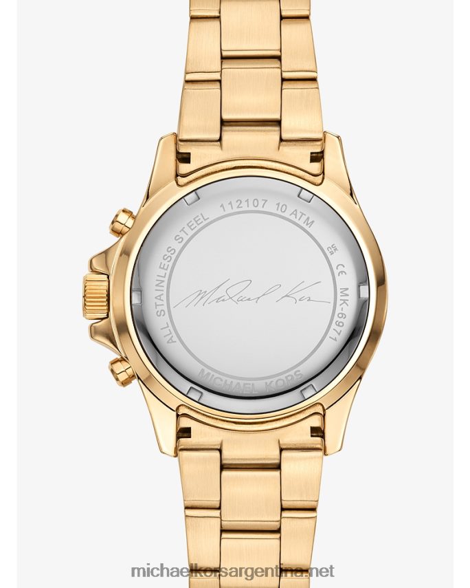mujer oro reloj everest pavé extragrande Michael Kors T46HB02405