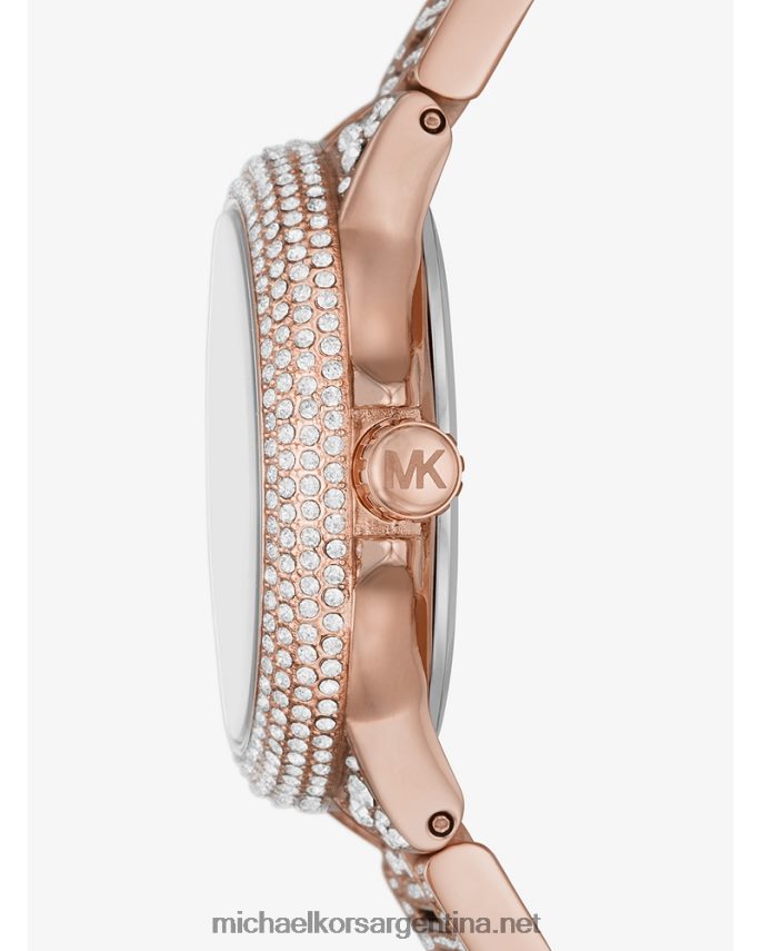mujer oro rosa mini reloj camille pave Michael Kors T46HB02367