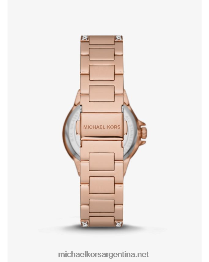 mujer oro rosa mini reloj camille pave Michael Kors T46HB02367