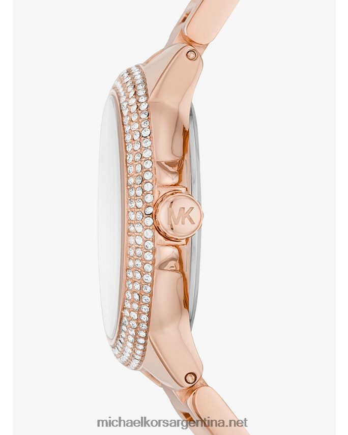 mujer oro rosa mini reloj camille pave Michael Kors T46HB02375