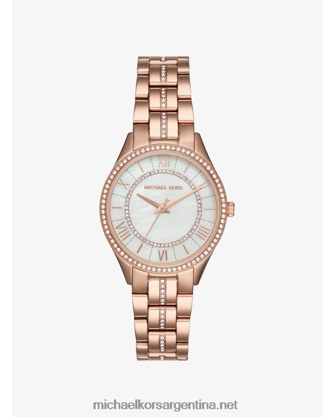 mujer oro rosa mini reloj lauryn pavé Michael Kors T46HB02368