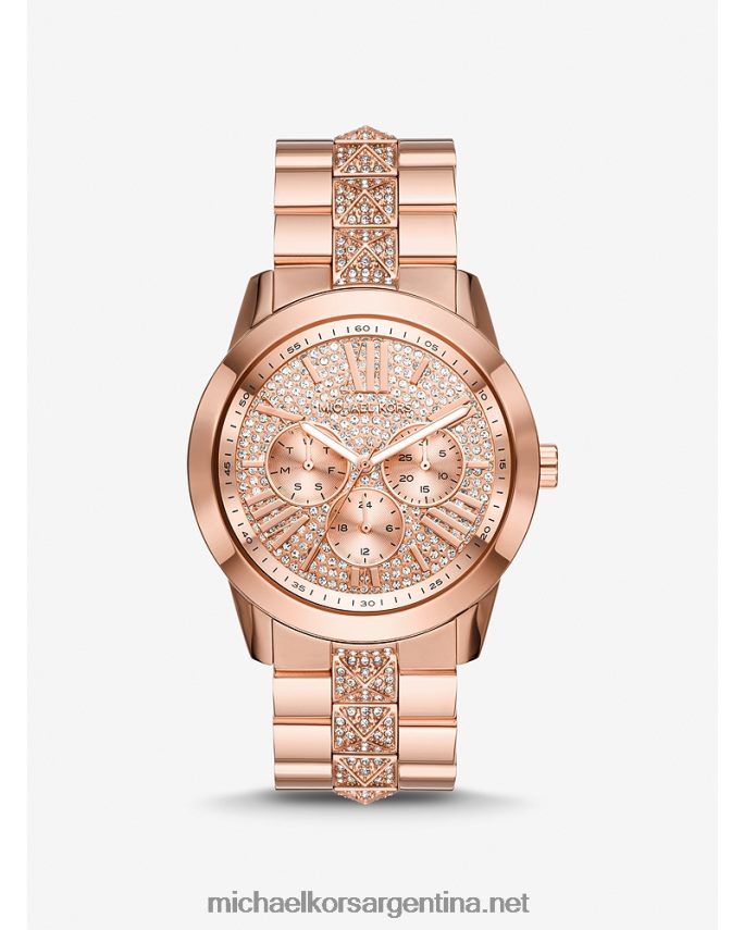 mujer oro rosa reloj bryn pave extragrande Michael Kors T46HB02371