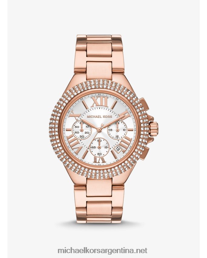 mujer oro rosa reloj camille pave oversize Michael Kors T46HB02366