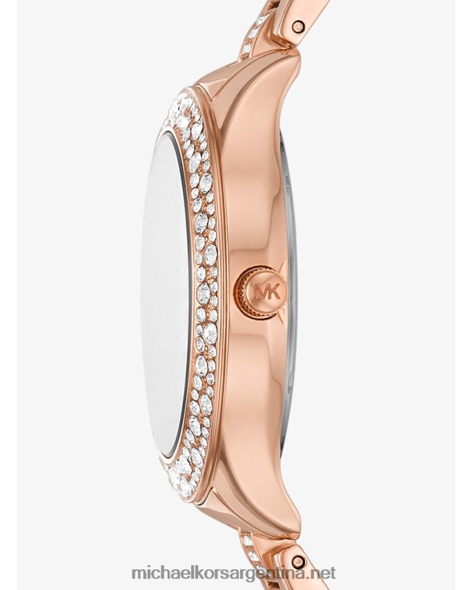 mujer oro rosa reloj mini liliane pavé corazón Michael Kors T46HB02387