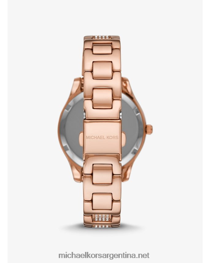 mujer oro rosa reloj mini liliane pavé corazón Michael Kors T46HB02387