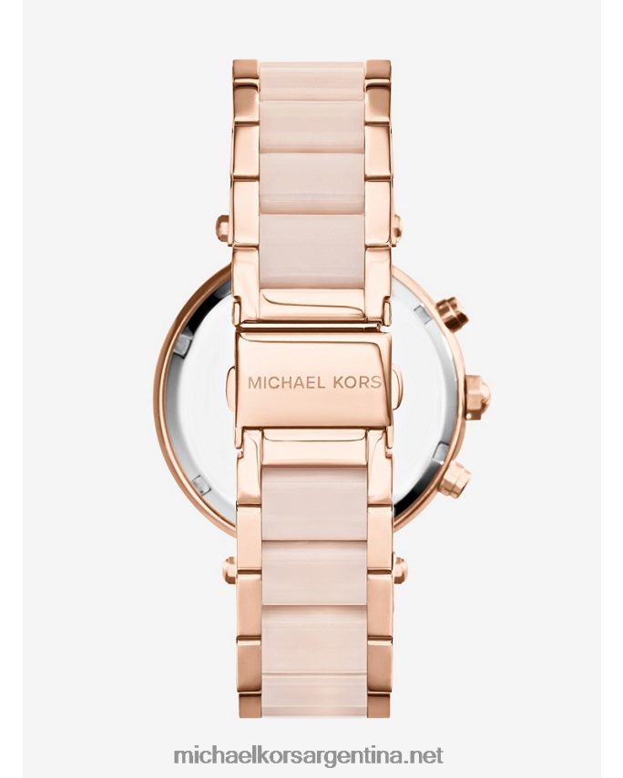 mujer oro rosa reloj parker de acetato rubor Michael Kors T46HB02383