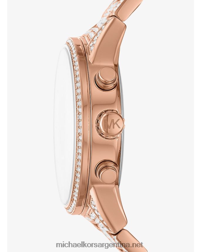 mujer oro rosa reloj ritz pavé Michael Kors T46HB02386