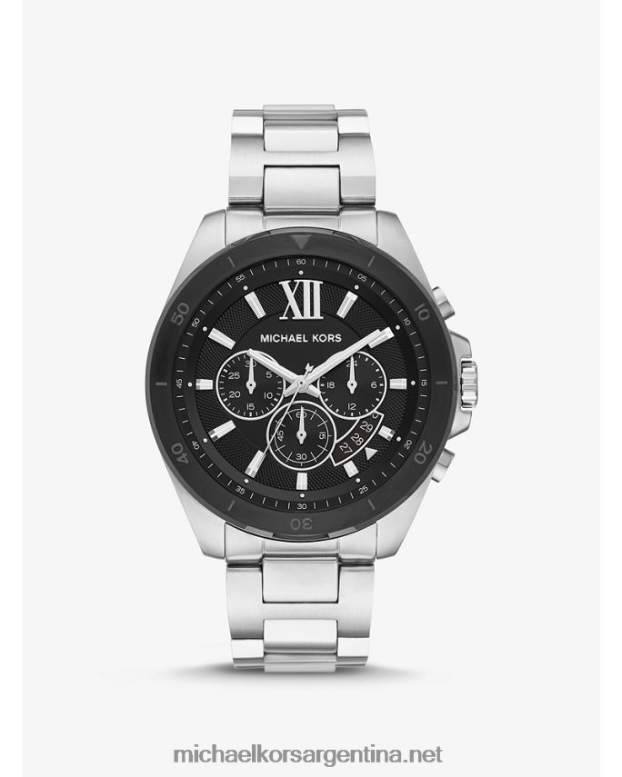 mujer plata reloj brecken de gran tamaño Michael Kors T46HB02423