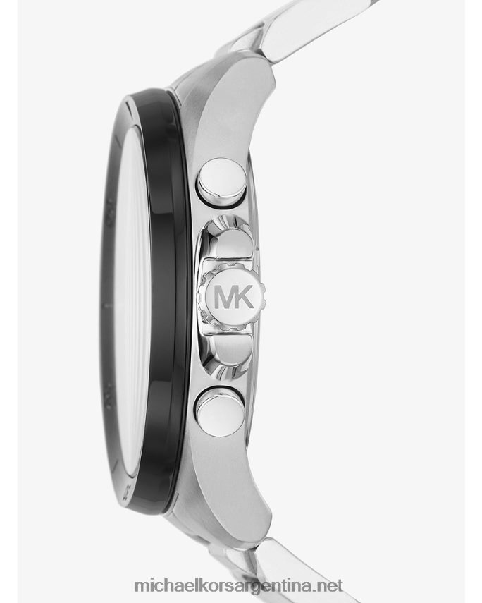mujer plata reloj brecken de gran tamaño Michael Kors T46HB02423