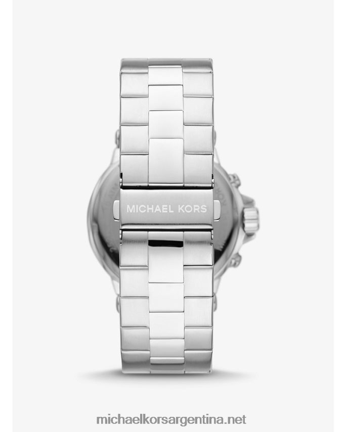 mujer plata reloj dylan pave de gran tamaño Michael Kors T46HB02427