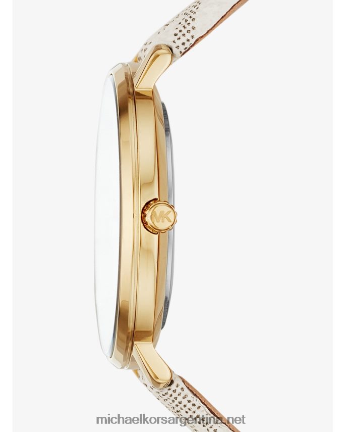mujer vainilla reloj y logotipo de pyper Michael Kors T46HB02397