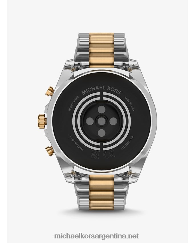 mujer Dos tonos reloj inteligente bradshaw gen 6 Michael Kors T46HB02355