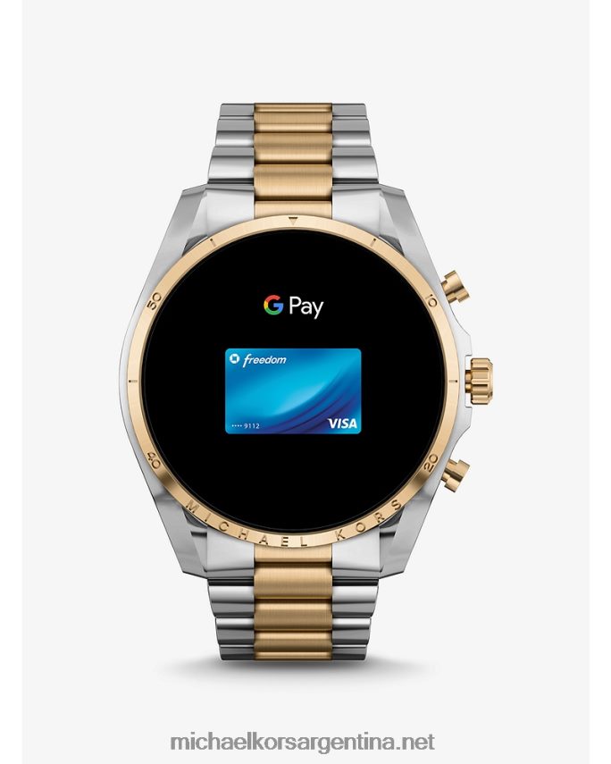 mujer Dos tonos reloj inteligente bradshaw gen 6 Michael Kors T46HB02355