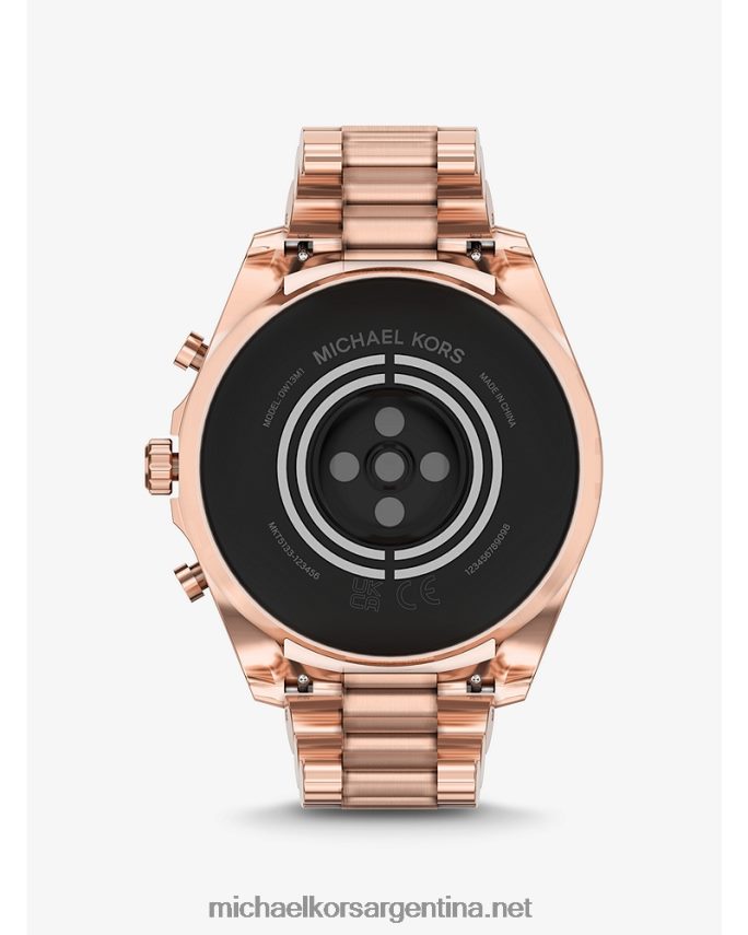 mujer oro rosa reloj inteligente bradshaw gen 6 Michael Kors T46HB02357