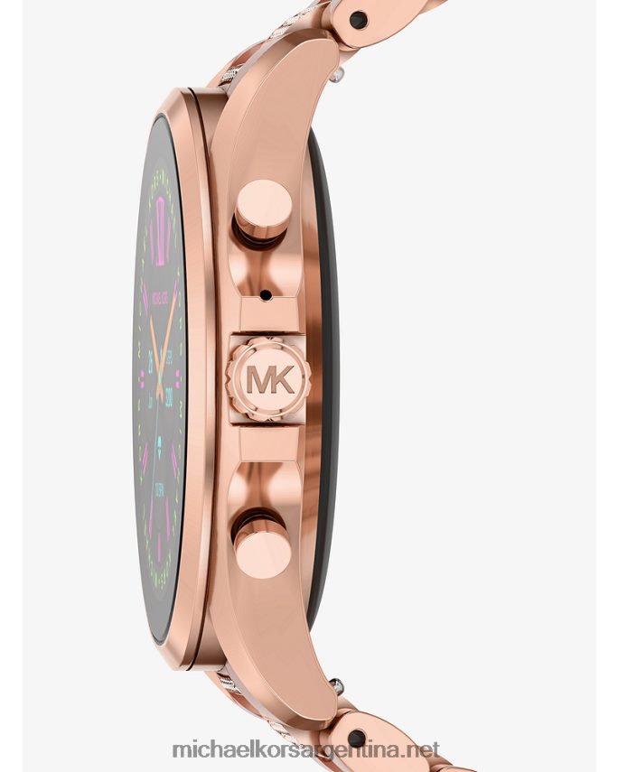 mujer oro rosa reloj inteligente bradshaw pave gen 6 Michael Kors T46HB02356