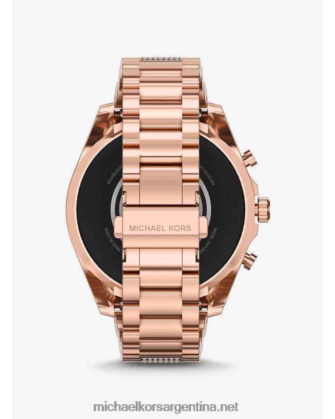 mujer oro rosa reloj inteligente bradshaw pave gen 6 Michael Kors T46HB02356
