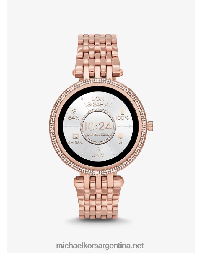 mujer oro rosa reloj inteligente darci pave gen 5e Michael Kors T46HB02361