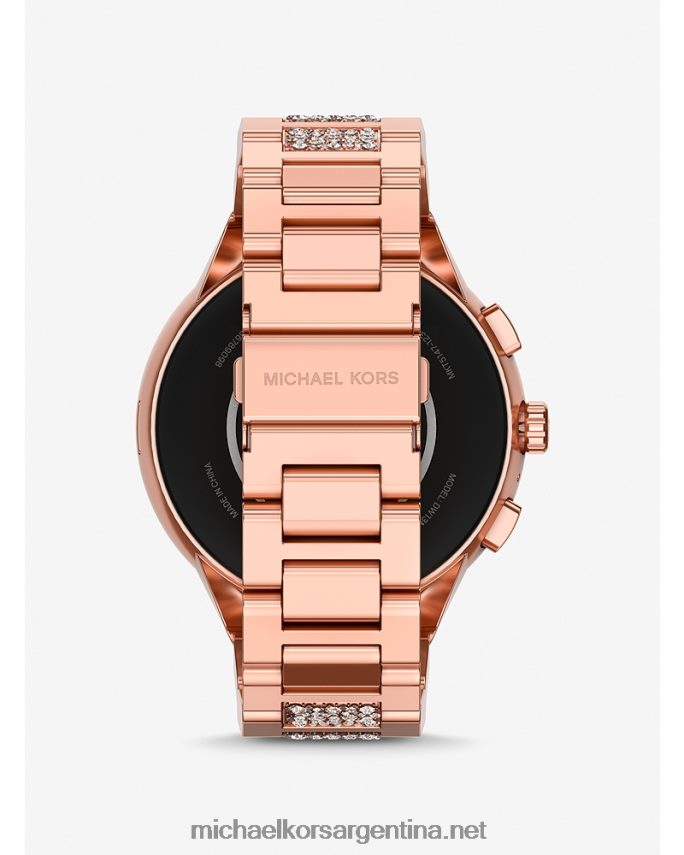 mujer oro rosa reloj inteligente gen 6 camille pave Michael Kors T46HB02352