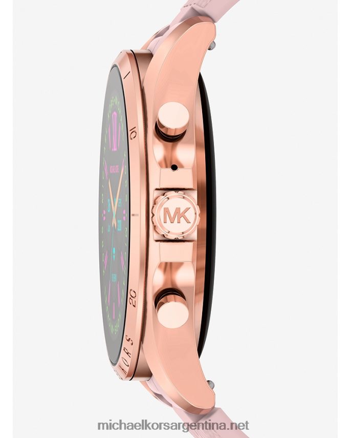 mujer rubor Reloj inteligente de silicona bradshaw y logo gen 6 Michael Kors T46HB02350
