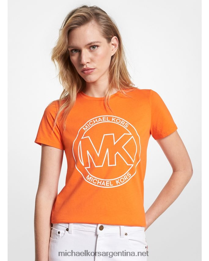 mujer amapola playera con logo estampado Michael Kors T46HB0382