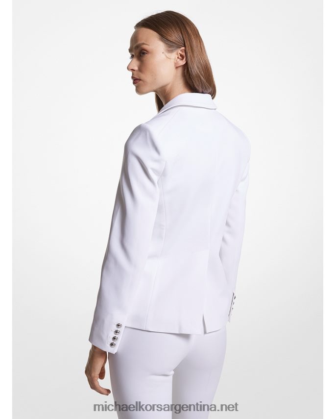 mujer blanco blazer de crepé elástico Michael Kors T46HB0224