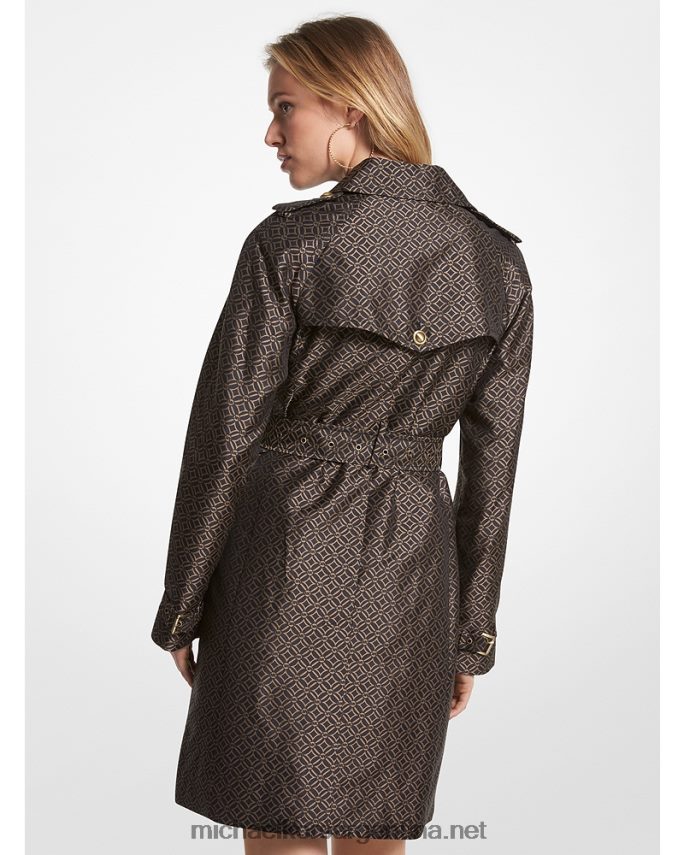 mujer cáscara gabardina con logo en jacquard Michael Kors T46HB0208