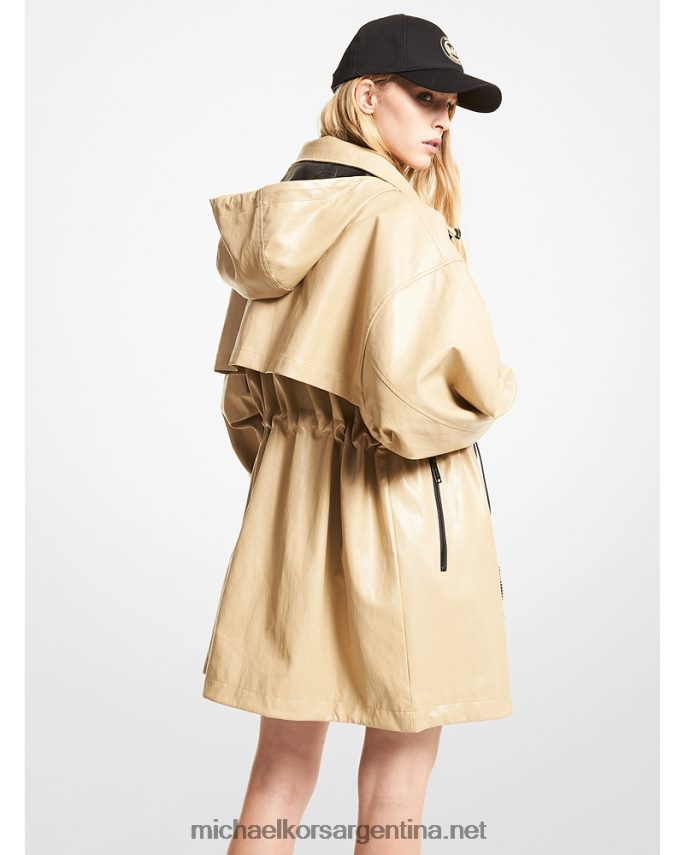 mujer caqui anorak de piel sintética Michael Kors T46HB0230