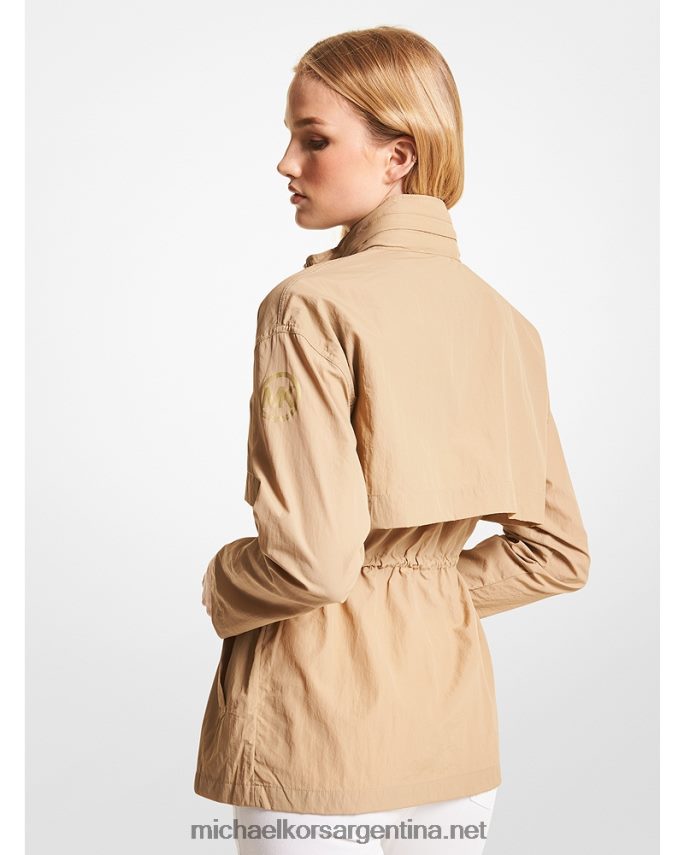 mujer caqui anorak plegable de nailon Michael Kors T46HB0270