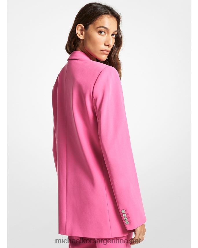 mujer cereza blazer boyfriend de crepé Michael Kors T46HB0198