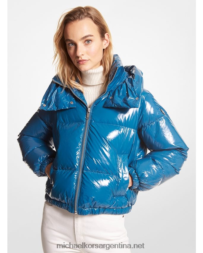 mujer laguna chaqueta acolchada de nailon cire Michael Kors T46HB0364