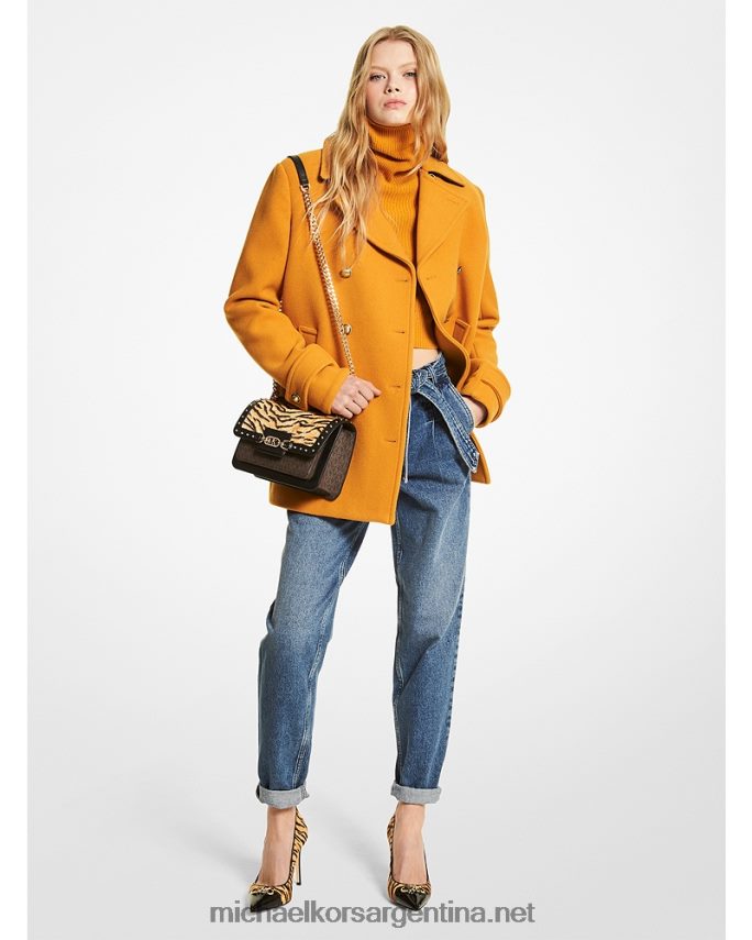 mujer maravilla chaquetón de lana melton Michael Kors T46HB0312