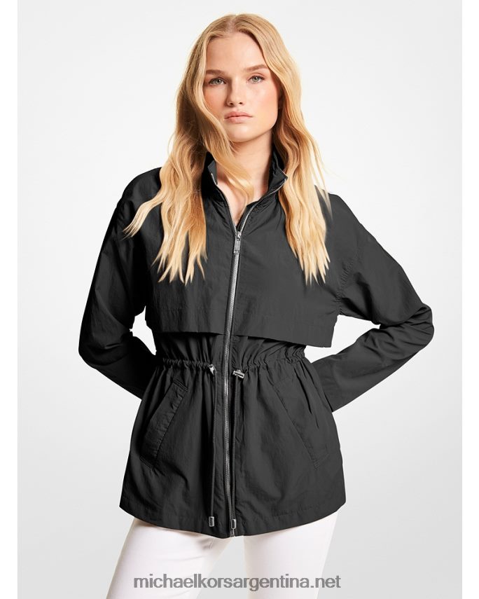 mujer negro anorak plegable de nailon Michael Kors T46HB0271