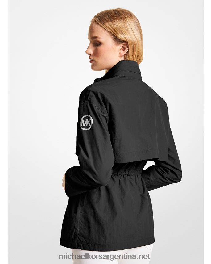 mujer negro anorak plegable de nailon Michael Kors T46HB0271