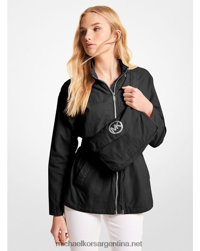 mujer negro anorak plegable de nailon Michael Kors T46HB0271