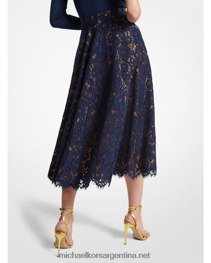 unisexo Armada Falda circular de encaje floral de mezcla de algodón Collection Michael Kors T46HB03555