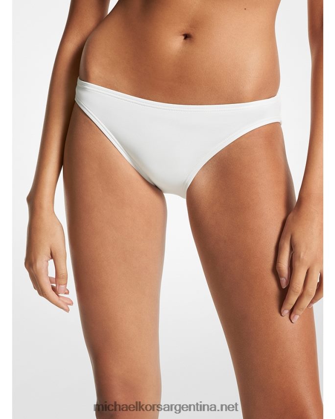 mujer blanco braguita de bikini de nailon elástico Michael Kors T46HB0535