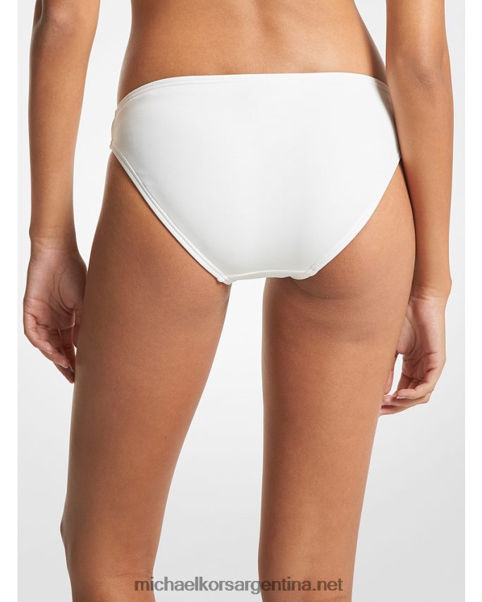 mujer blanco braguita de bikini de nailon elástico Michael Kors T46HB0535