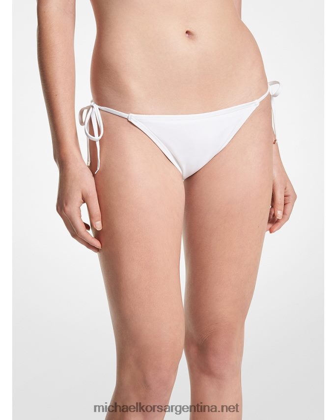 mujer blanco braguita de bikini de nailon elástico Michael Kors T46HB0545