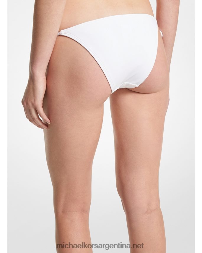 mujer blanco braguita de bikini de nailon elástico Michael Kors T46HB0545