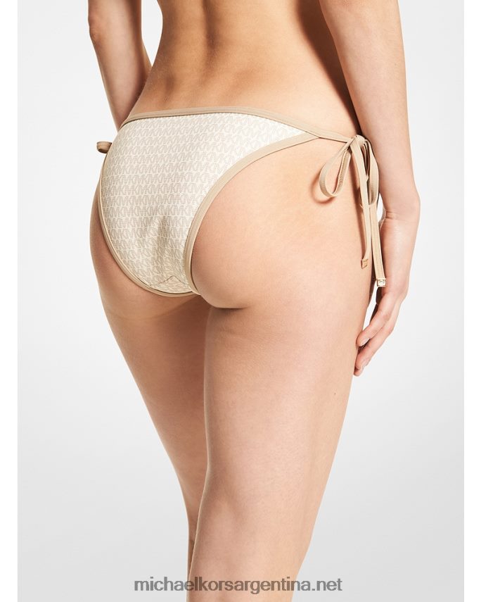 mujer hueso braguitas de bikini con logo Michael Kors T46HB0561