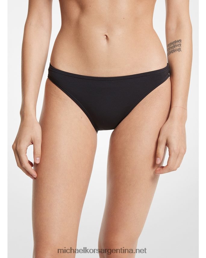 mujer negro braguita de bikini de nailon elástico Michael Kors T46HB0537