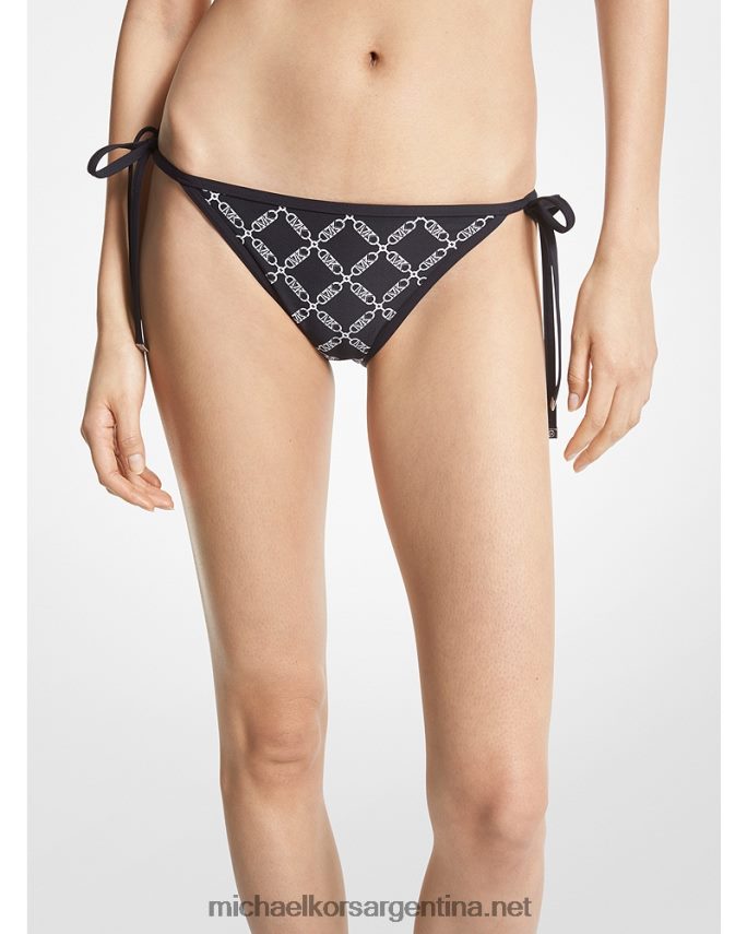 mujer negro braguitas de bikini con logo imperio Michael Kors T46HB0549