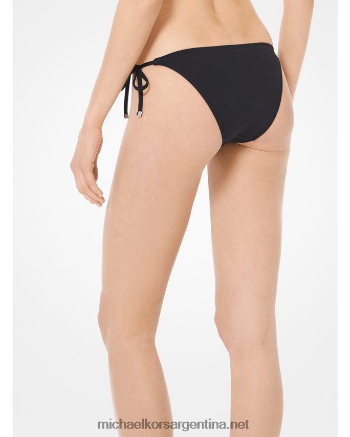 mujer negro parte inferior del bikini Michael Kors T46HB0565